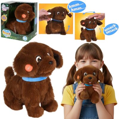 TM TOYS Puppy Luv Junior BRUNO - INTERAKTYWNY piesek Labrador, pluszowy szczeniak, zabawka dla dzieci, DŹWIĘKI 2+ TM TOYS Puppy Luv Junior BRUNO - INTERAKTYWNY piesek Labrador, pluszowy szczeniak, zabawka dla dzieci, DŹWIĘKI 2+