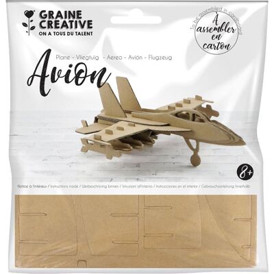 Creative Puzzle 3D tekturowe, Samolot Creative Puzzle 3D tekturowe, Samolot