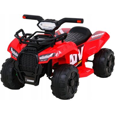 Bemi, Quad na Akumulator Silnik 25W 6V Czerwony Bemi, Quad na Akumulator Silnik 25W 6V Czerwony