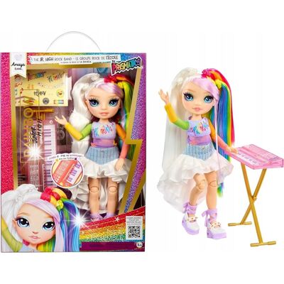MGA Rainbow High Junior Lalka Amaya Rock Band Prismatics Fashion Tęczowa Akc MGA Rainbow High Junior Lalka Amaya Rock Band Prismatics Fashion Tęczowa Akc
