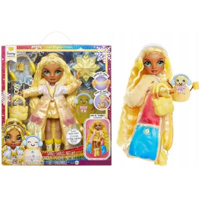 inna (Inny) Rainbow High Winter Wonderland Sunny - żółta 11” modna lalka z magiczn inna (Inny) Rainbow High Winter Wonderland Sunny - żółta 11” modna lalka z magiczn