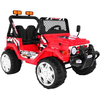 Ramiz, pojazd na akumulator Jeep Raptor, czerwony Ramiz, pojazd na akumulator Jeep Raptor, czerwony