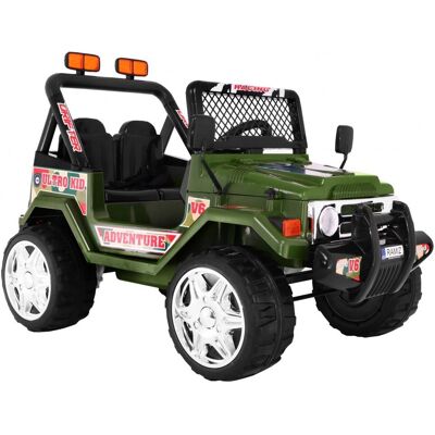Ramiz, pojazd na akumulator Jeep Raptor, zielony Ramiz, pojazd na akumulator Jeep Raptor, zielony