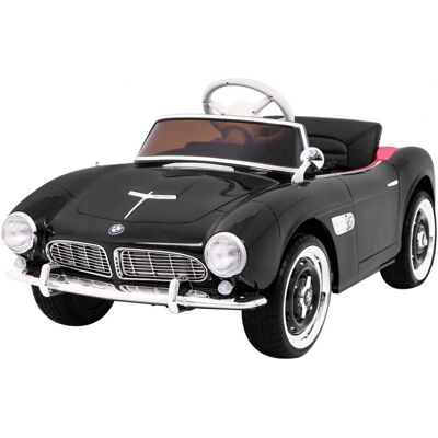 Ramiz, pojazd na akumulator BMW 507 Retro, czarny Ramiz, pojazd na akumulator BMW 507 Retro, czarny