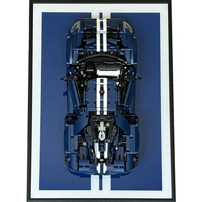 Inny producent Ramka z uchwytem na zestaw LEGO 42154 Technic - Ford GT - rok 2022 Inny producent Ramka z uchwytem na zestaw LEGO 42154 Technic - Ford GT - rok 2022