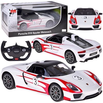 JOKOMISIADA Rastar auto zdalnie sterowane Porsche 918 Spyder 1:14 pilot ośw RC0711 JOKOMISIADA Rastar auto zdalnie sterowane Porsche 918 Spyder 1:14 pilot ośw RC0711