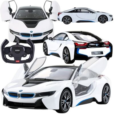 Rastar Bmw I8 Pojazd Zdalnie Sterowany RC Samochód Auto 1:14 Drzwi Otwierane Z Pilota Rastar Bmw I8 Pojazd Zdalnie Sterowany RC Samochód Auto 1:14 Drzwi Otwierane Z Pilota