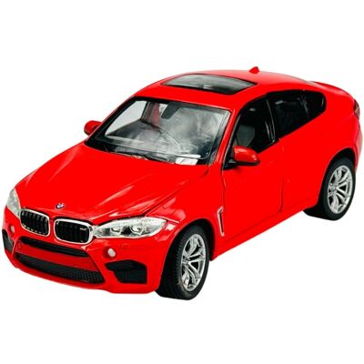RASTAR BMW X6M RED 1:24 DIE CAST METAL MODEL NEW IN BOX 56600 RASTAR BMW X6M RED 1:24 DIE CAST METAL MODEL NEW IN BOX 56600