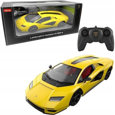 Rastar Samochód Auto Lamborghini Countach Lpi 800-4 1:16 R/C 2,4Ghz Żółte Rastar Samochód Auto Lamborghini Countach Lpi 800-4 1:16 R/C 2,4Ghz Żółte