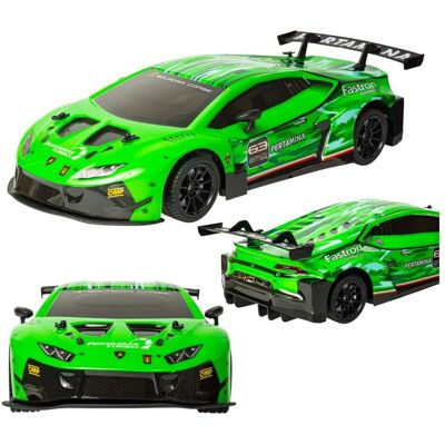 Inna producent RC Lamborghini Huracán GT3 1:12 zielony samochód RC Inna producent RC Lamborghini Huracán GT3 1:12 zielony samochód RC