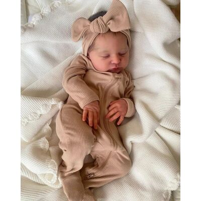 Other Reborn Doll Girl 50 cm ręcznie robiona zmywalna Reborn Babies miękkie winylowe ciało lalka Reborn wygląda jak prawdziwe dziecko zamknięte oczy dziew.. Other Reborn Doll Girl 50 cm ręcznie robiona zmywalna Reborn Babies miękkie winylowe ciało lalka Reborn wygląda jak prawdziwe dziecko zamknięte oczy dziew..