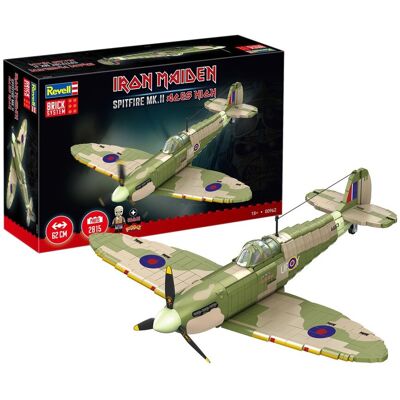 Revell Brick System 00962 Iron Maiden Spitfire Mk.Ii Aces High - Zestaw Modeli Cegieł - Skala 1:18 Niezabudowana, Długość 52,5 Cm, Ponad 2500 Sztuk,.. Revell Brick System 00962 Iron Maiden Spitfire Mk.Ii Aces High - Zestaw Modeli Cegieł - Skala 1:18 Niezabudowana, Długość 52,5 Cm, Ponad 2500 Sztuk,..