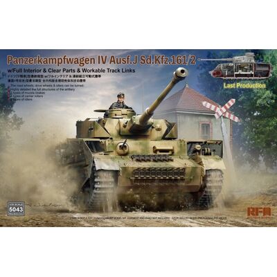 Rye Field Model RFM-5043 Pz.Kpfw.IV Ausf. J Last Production With full interior & workable track link 1/35 Rye Field Model RFM-5043 Pz.Kpfw.IV Ausf. J Last Production With full interior & workable track link 1/35