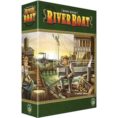 ASMODEE Riverboat Board Game ASMODEE Riverboat Board Game