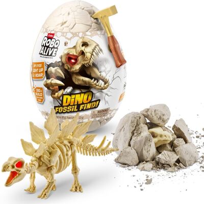 ZURU Robo Alive Fossil Find Amber Adventure Stegosaurus ZURU Robo Alive Fossil Find Amber Adventure Stegosaurus
