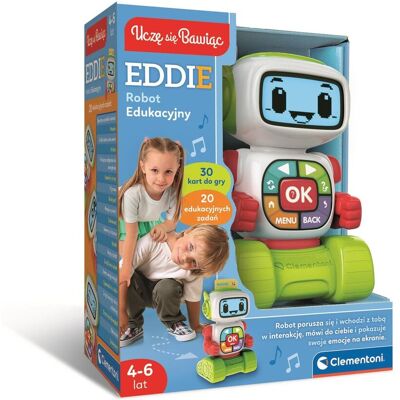 Clementoni Robot Edukacyjny Eddie 50411 Clementoni Robot Edukacyjny Eddie 50411