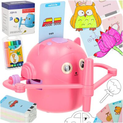 Artemis Robot Interaktywny Edukacyjny do Rysowania i Nauki Angielskiego z Kartami Artemis Robot Interaktywny Edukacyjny do Rysowania i Nauki Angielskiego z Kartami