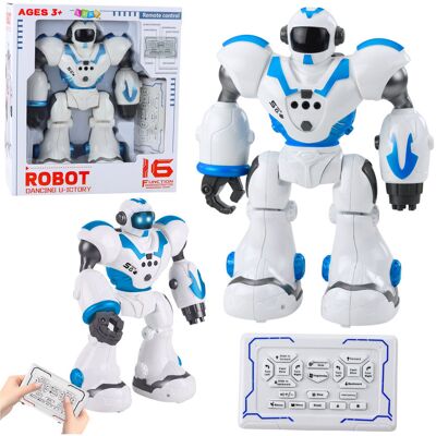 Lean Toys ROBOT INTERAKTYWNY STEROWANY ŚWIATŁA I DŹWIĘKI Lean Toys ROBOT INTERAKTYWNY STEROWANY ŚWIATŁA I DŹWIĘKI