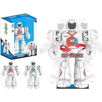 Inny producent Robot na baterie, interaktywna zabawka dla dzieci, MIX kolorów Inny producent Robot na baterie, interaktywna zabawka dla dzieci, MIX kolorów