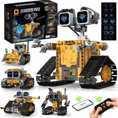 Inny producent Robot Zdalnie Sterowany 5w1 373 El Konstrukcyjny Led Aplikacja Stem Inny producent Robot Zdalnie Sterowany 5w1 373 El Konstrukcyjny Led Aplikacja Stem