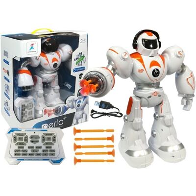 Lean Toys Robot Zdalnie sterowany pomarańczowy Lean Toys Robot Zdalnie sterowany pomarańczowy