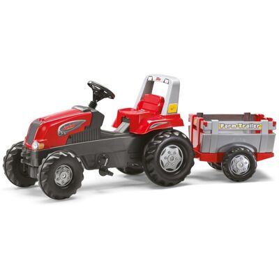 Rolly Toys 800261 Traktor Rolly Junior RT z przyczepą Czerwony Rolly Toys 800261 Traktor Rolly Junior RT z przyczepą Czerwony