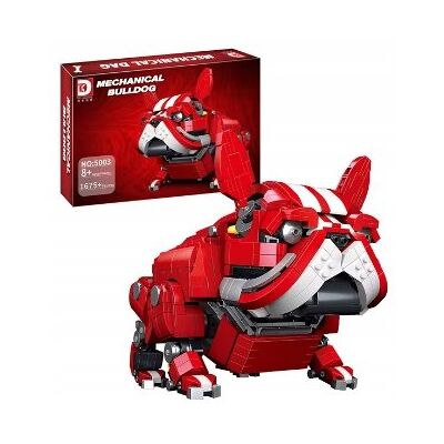 Greenzone Ruchome klocki Konstrukcyjne Bulldog mechaniczny Buldog 1675 elementów Greenzone Ruchome klocki Konstrukcyjne Bulldog mechaniczny Buldog 1675 elementów