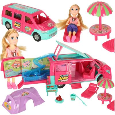 Artemis Samochód Auto Kamper dla Lalek Biwak Akcesoria Basen Namiot Akcesoria Lalka Artemis Samochód Auto Kamper dla Lalek Biwak Akcesoria Basen Namiot Akcesoria Lalka