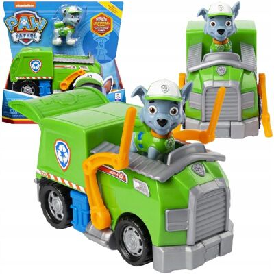 Spin Master Samochód Auto Psi patrol Rocky Pojazd + Figurka Spin Master Samochód Auto Psi patrol Rocky Pojazd + Figurka
