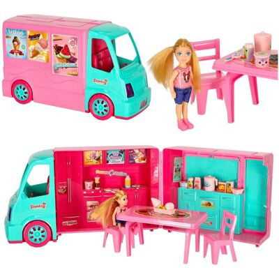 Artemis Samochód dla Lalek Auto Kamper Duży Food Truck Domek Akcesoria Lalka 21 el. Artemis Samochód dla Lalek Auto Kamper Duży Food Truck Domek Akcesoria Lalka 21 el.