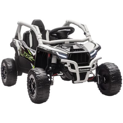 Samochód elektryczny dla dzieci AIYAPLAY 12 V KAWASAKI UTV z 2 silnikami, pilotem 2,4 GHz, pojazd elektryczny z zawieszeniem, światłami LED, muzyką .. Samochód elektryczny dla dzieci AIYAPLAY 12 V KAWASAKI UTV z 2 silnikami, pilotem 2,4 GHz, pojazd elektryczny z zawieszeniem, światłami LED, muzyką ..