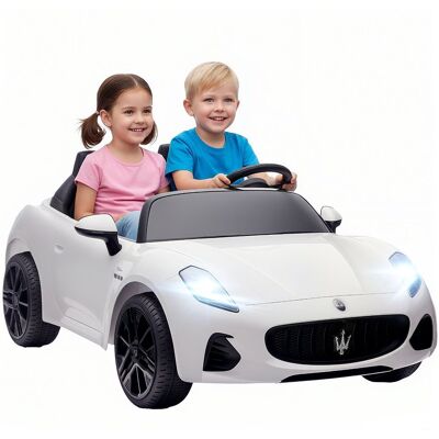 Samochód elektryczny dla dzieci AIYAPLAY Maserati 12 V, 2-miejscowy, z pilotem 2,4 GHz, 2 silnikami, muzyką, USB, klaksonem, światłami LED, dla dzie.. Samochód elektryczny dla dzieci AIYAPLAY Maserati 12 V, 2-miejscowy, z pilotem 2,4 GHz, 2 silnikami, muzyką, USB, klaksonem, światłami LED, dla dzie..