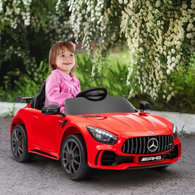 Yulinland Samochód Elektryczny dla Dzieci, Mercedes, 3-5 km/h, z Pilotem, Światłami i Muzyką – Czerwony Yulinland Samochód Elektryczny dla Dzieci, Mercedes, 3-5 km/h, z Pilotem, Światłami i Muzyką – Czerwony
