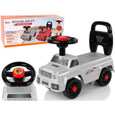 Import LEANToys Samochód Jeździk QX-5500- 2 Klakson Oparcie Srebrny Import LEANToys Samochód Jeździk QX-5500- 2 Klakson Oparcie Srebrny