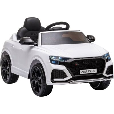 LEAN Cars, Samochód na akumulator Audi RS Q8 biały LEAN Cars, Samochód na akumulator Audi RS Q8 biały