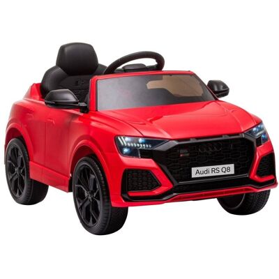 LEAN Cars, Samochód na akumulator Audi RS Q8 czerwony LEAN Cars, Samochód na akumulator Audi RS Q8 czerwony