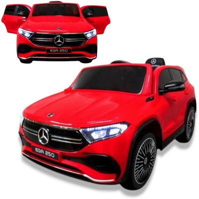 Mercedes-Benz Samochód na akumulator dla dzieci MERCEDES EQA Pojazd Auto 2 silniki pilot radio USB Piankowe koła EVA Autko dla dziecka Prezent Zabawka Mercedes-Benz Samochód na akumulator dla dzieci MERCEDES EQA Pojazd Auto 2 silniki pilot radio USB Piankowe koła EVA Autko dla dziecka Prezent Zabawka