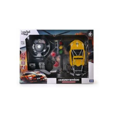 ToysForBoy 143236 auto RC z kierownicą i pedałami ToysForBoy 143236 auto RC z kierownicą i pedałami