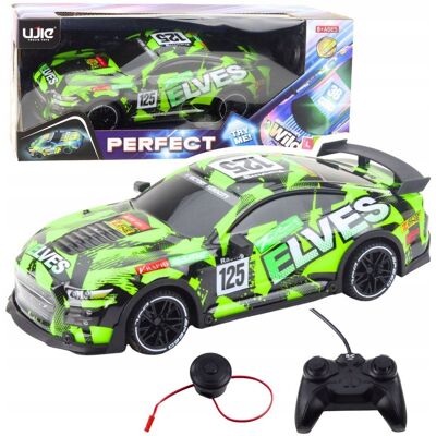 Lean Toys Samochód Sportowy Zdalnie Sterowany Pilot Dźwięk Zielony Lean Toys Samochód Sportowy Zdalnie Sterowany Pilot Dźwięk Zielony
