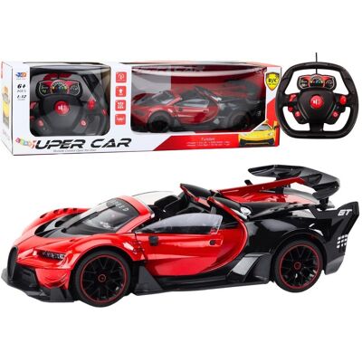 Lean Toys Samochód Sportowy Zdalnie Sterowany RC 1:12 Otwierane Drzwi Czerwony Lean Toys Samochód Sportowy Zdalnie Sterowany RC 1:12 Otwierane Drzwi Czerwony