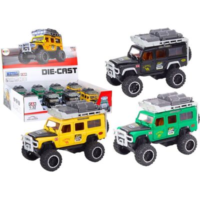 Lean Toys Samochód Terenowy Metalowy Napęd Światła Dźwięki 1Szt Lean Toys Samochód Terenowy Metalowy Napęd Światła Dźwięki 1Szt