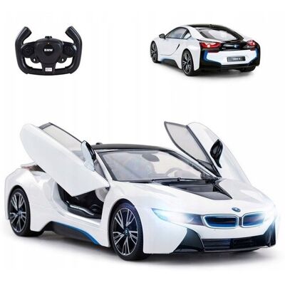 SAMOCHÓD ZDALNIE STEROWANY AUTO RASTAR RC BMW i8 drzwi na pilota ŚWIATŁA SAMOCHÓD ZDALNIE STEROWANY AUTO RASTAR RC BMW i8 drzwi na pilota ŚWIATŁA