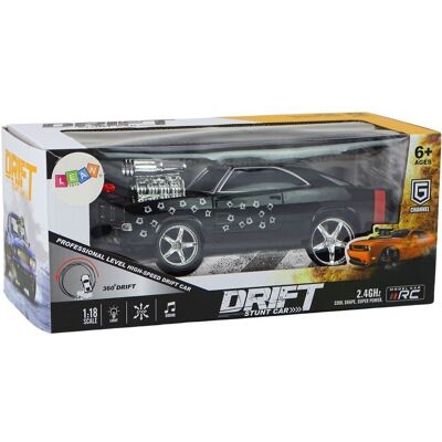 Lean Toys SAMOCHÓD ZDALNIE STEROWANY AUTO RC 1:18 DRIFT 360 ŚWIATŁA DŹWIĘKI PILOT Lean Toys SAMOCHÓD ZDALNIE STEROWANY AUTO RC 1:18 DRIFT 360 ŚWIATŁA DŹWIĘKI PILOT