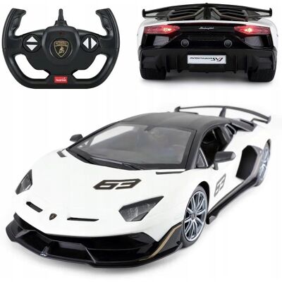 Rastar Samochód Zdalnie Sterowany Auto Rc Lamborghini Aventador Svj Światła Led Rastar Samochód Zdalnie Sterowany Auto Rc Lamborghini Aventador Svj Światła Led