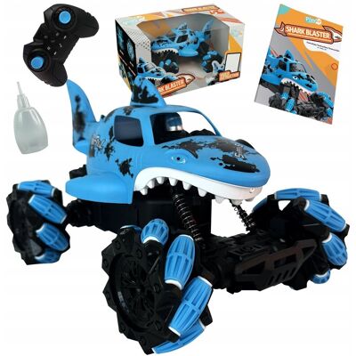 Inny producent Samochód zdalnie sterowany auto RC Shark Blaster strzelający wodą PLAYIO Inny producent Samochód zdalnie sterowany auto RC Shark Blaster strzelający wodą PLAYIO