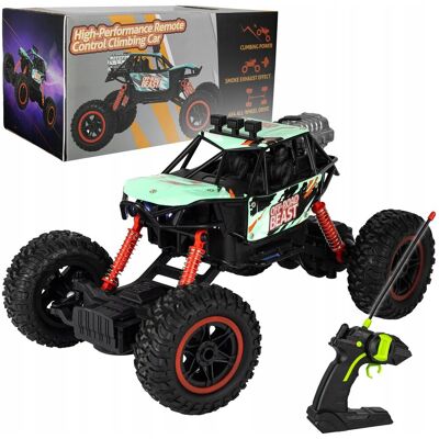 Inny producent Samochód zdalnie sterowany auto RC terenowe sterowane 4x4 światła PLAYIO Inny producent Samochód zdalnie sterowany auto RC terenowe sterowane 4x4 światła PLAYIO