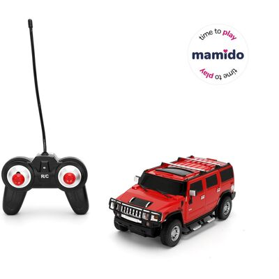Mamido Samochód zdalnie sterowany Hummer H2 R/C 1:24 czerwony Mamido Samochód zdalnie sterowany Hummer H2 R/C 1:24 czerwony