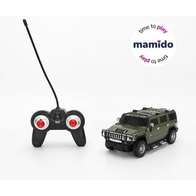 Mamido Samochód zdalnie sterowany Hummer H2 R/C 1:24 zielony Mamido Samochód zdalnie sterowany Hummer H2 R/C 1:24 zielony