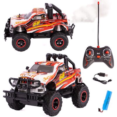 Inny producent SAMOCHÓD ZDALNIE STEROWANY MONSTER TRUCK DLA DZIECI PILOT EFEKT DYMU I ŚWIATŁA Inny producent SAMOCHÓD ZDALNIE STEROWANY MONSTER TRUCK DLA DZIECI PILOT EFEKT DYMU I ŚWIATŁA
