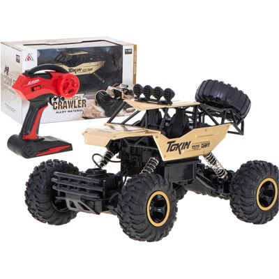 Artemis Samochód Zdalnie Sterowany na Pilota RC Rock Crawler 1:12 4WD Metal Złoty Artemis Samochód Zdalnie Sterowany na Pilota RC Rock Crawler 1:12 4WD Metal Złoty